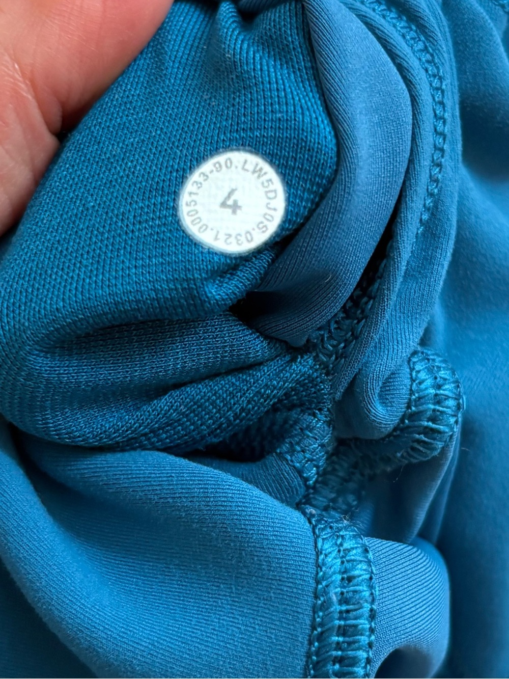 Lululemon Blue Capri Wunder Train High Rise Tight Leggings 28 Inch Inseam Size 4 - Picture 11 of 11